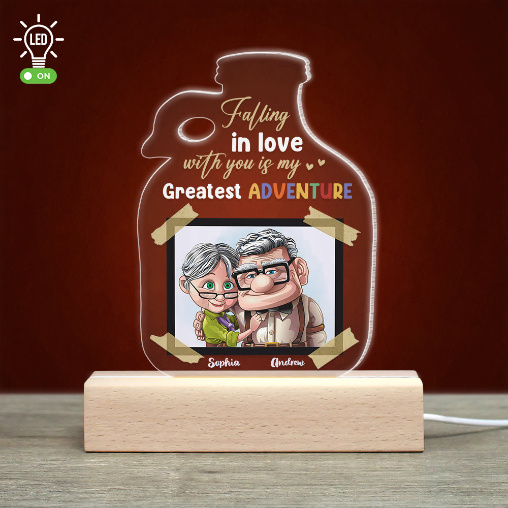 Customizable LED Couple Light - Perfect Valentine's Day Gifts for Anniversaries Led Night Light PopCulturePrints