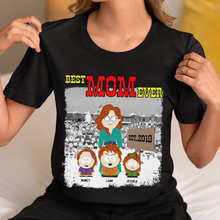 Load image into Gallery viewer, Best MOM Ever - Personalized Mom Shirt for Unique Gifts Shirts PopCulturePrints
