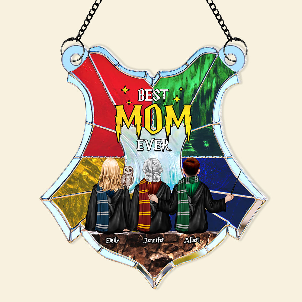 Best Wizard Mom Ever Custom Family Portrait