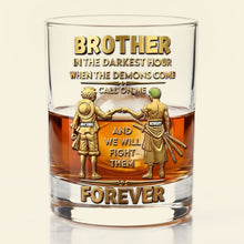 Load image into Gallery viewer, Brotherhood in Adventure - Personalized Anime Adventure Brother Round Glass Glass PopCulturePrints
