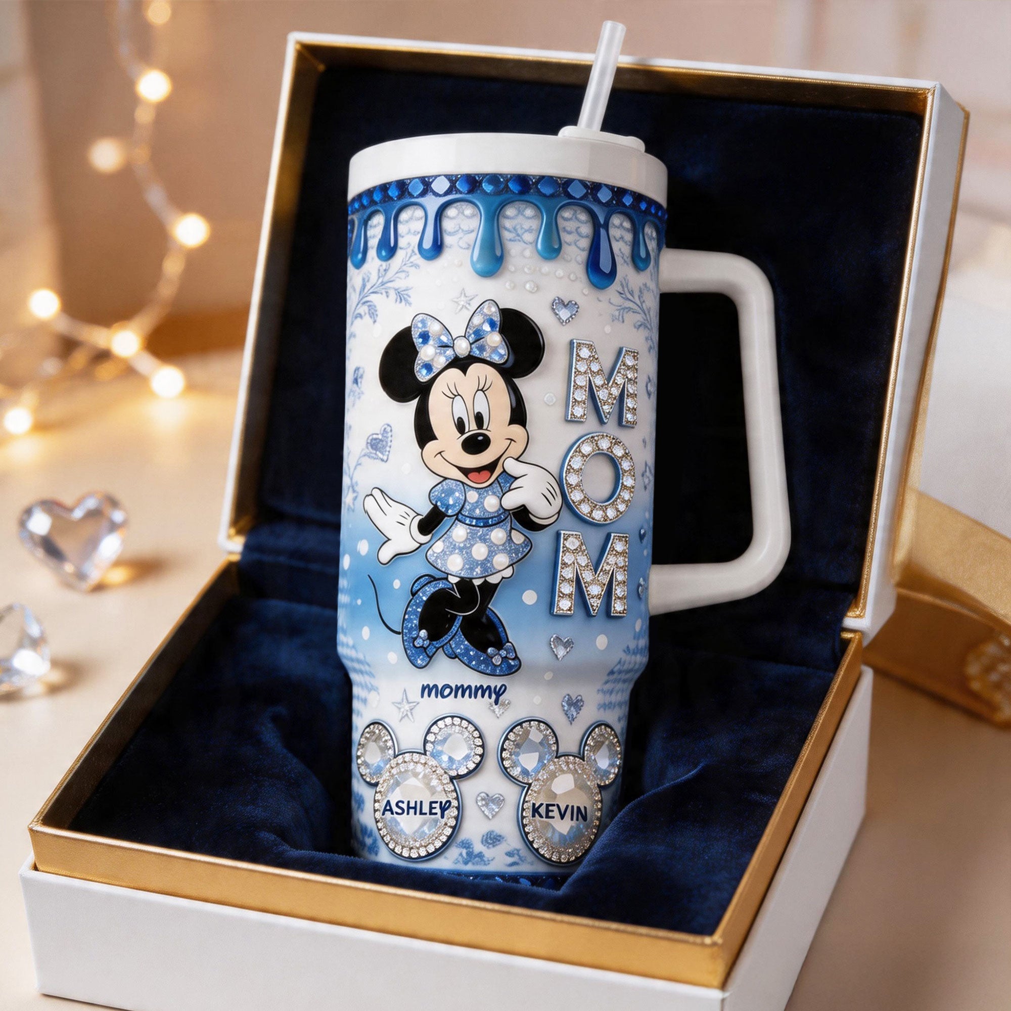 “Mommy's Little Fairy” - Personalized 40oz Tumbler - Perfect Gift for Mom, Grandma & Kids Tumbler Cup PopCulturePrints