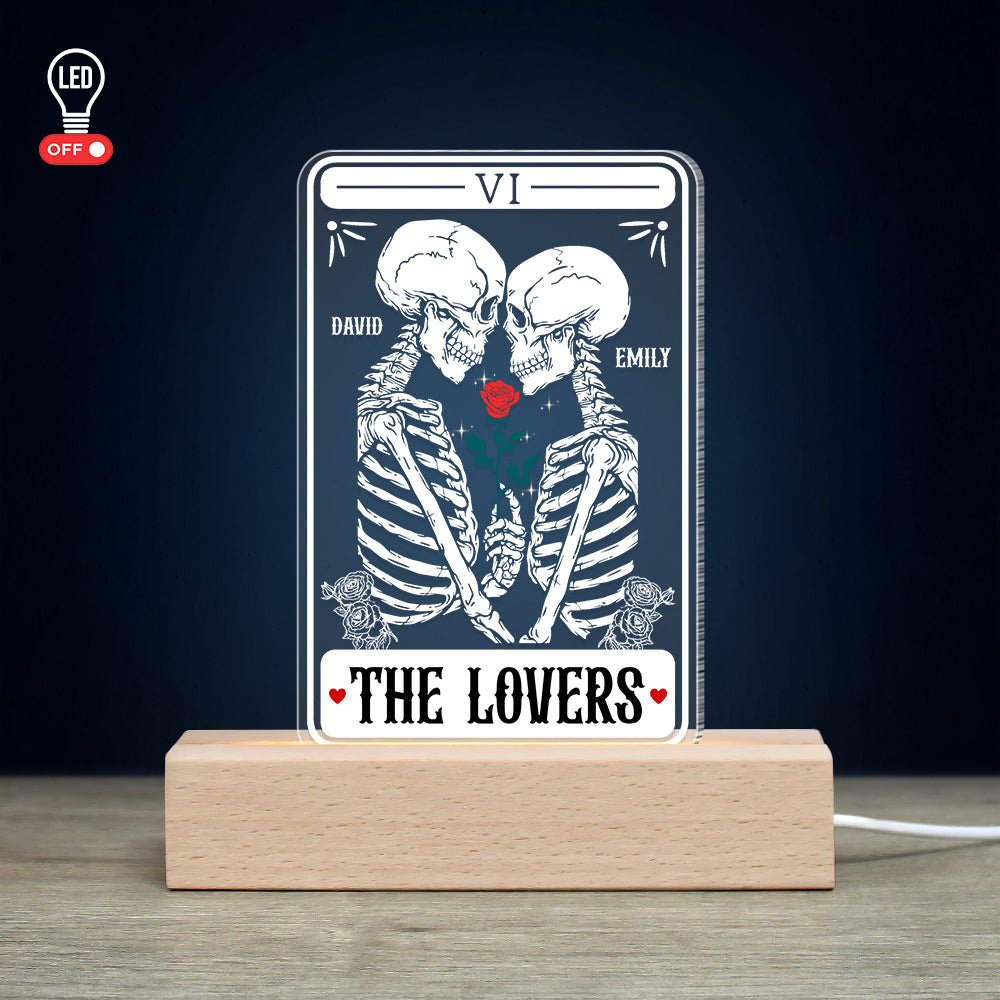 Personalized The Lovers LED Light | Customizable Couple Gift Led Night Light PopCulturePrints