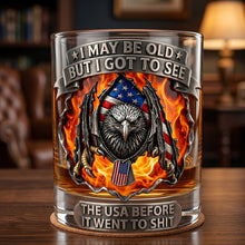Load image into Gallery viewer, Eagle Sharp Claw Round Glass - A Personalized Gift for Veterans Who've Seen It All Glass PopCulturePrints
