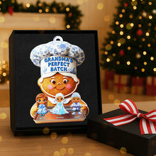 Load image into Gallery viewer, Grandma&#39;s Perfect Batch Ornament - Personalized Christmas Gift for Grandma and Family Ornament PopCulturePrints
