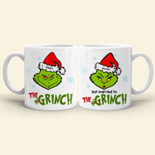 Load image into Gallery viewer, Custom Grinch Couple Mug - Valentine&#39;s Day Gifts &amp; Christmas Gift for Couples Coffee Mug PopCulturePrints
