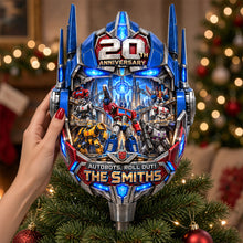 Load image into Gallery viewer, 20 Years of Mechanical Adventure Tree Topper - Personalized Anniversary Gift 01HADH150926 Ornament PopCulturePrints
