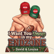 Load image into Gallery viewer, I Want You Deep in my ENDZONE - Playful Sporty Couple Acrylic Light Box
