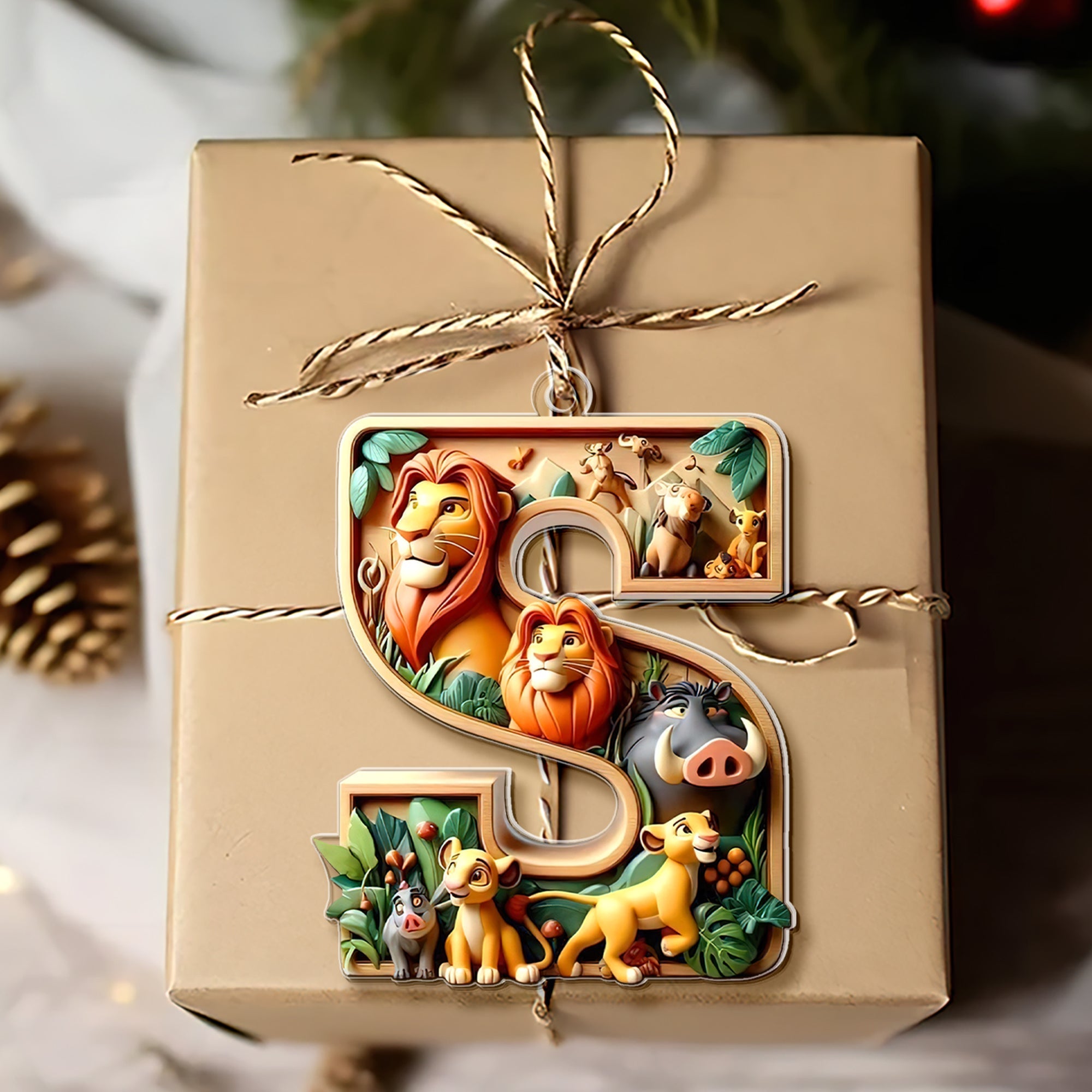 Personalized Movie-Themed Acrylic Christmas Ornaments - Alphabet Collection Ornament PopCulturePrints