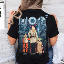 Load image into Gallery viewer, The Best Mom in the Galaxy – Personalized Custom Shirt for Moms, Grandmas, and More Shirts PopCulturePrints
