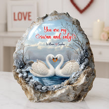 Load image into Gallery viewer, You Are My Swan And Only Acrylic Plaque - Personalized Gifts for Couples Shaped Plaques PopCulturePrints
