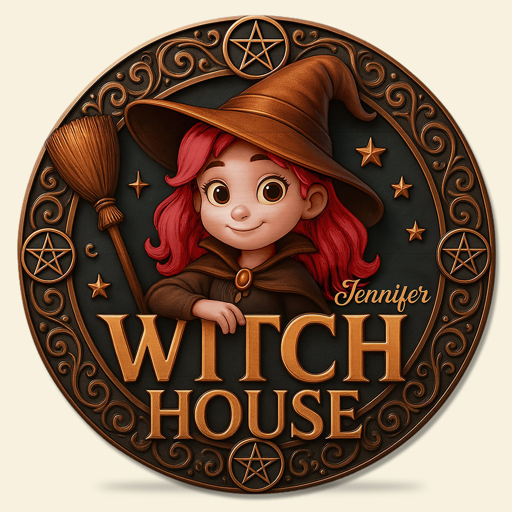 “Welcome to Your Magical Abode!” - Witch House Wood Sign - Personalized Gift for Witch Lovers Wood Sign PopCulturePrints