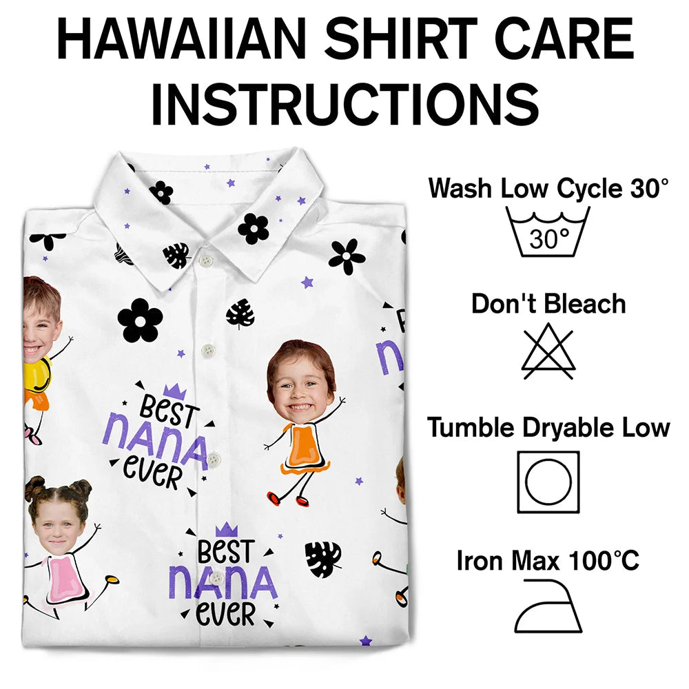 The Best Mom Ever - Custom Photo Hawaiian Shirt for Mother's Day Gifts Hawaiian Shirt PopCulturePrints