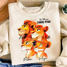 Load image into Gallery viewer, &quot;Embrace the Roar of Family Love&quot; - Personalized Lion Family Pride Shirt - Custom Gift for Family, Friends, and Loved Ones Shirts PopCulturePrints

