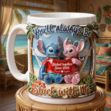 Load image into Gallery viewer, You'll Always Be Stuck with Me - Personalized Mug for Couples Coffee Mug PopCulturePrints
