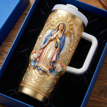 Load image into Gallery viewer, Blessings of Virgin Mary - Personalized Christian Tumbler Tumbler Cup PopCulturePrints
