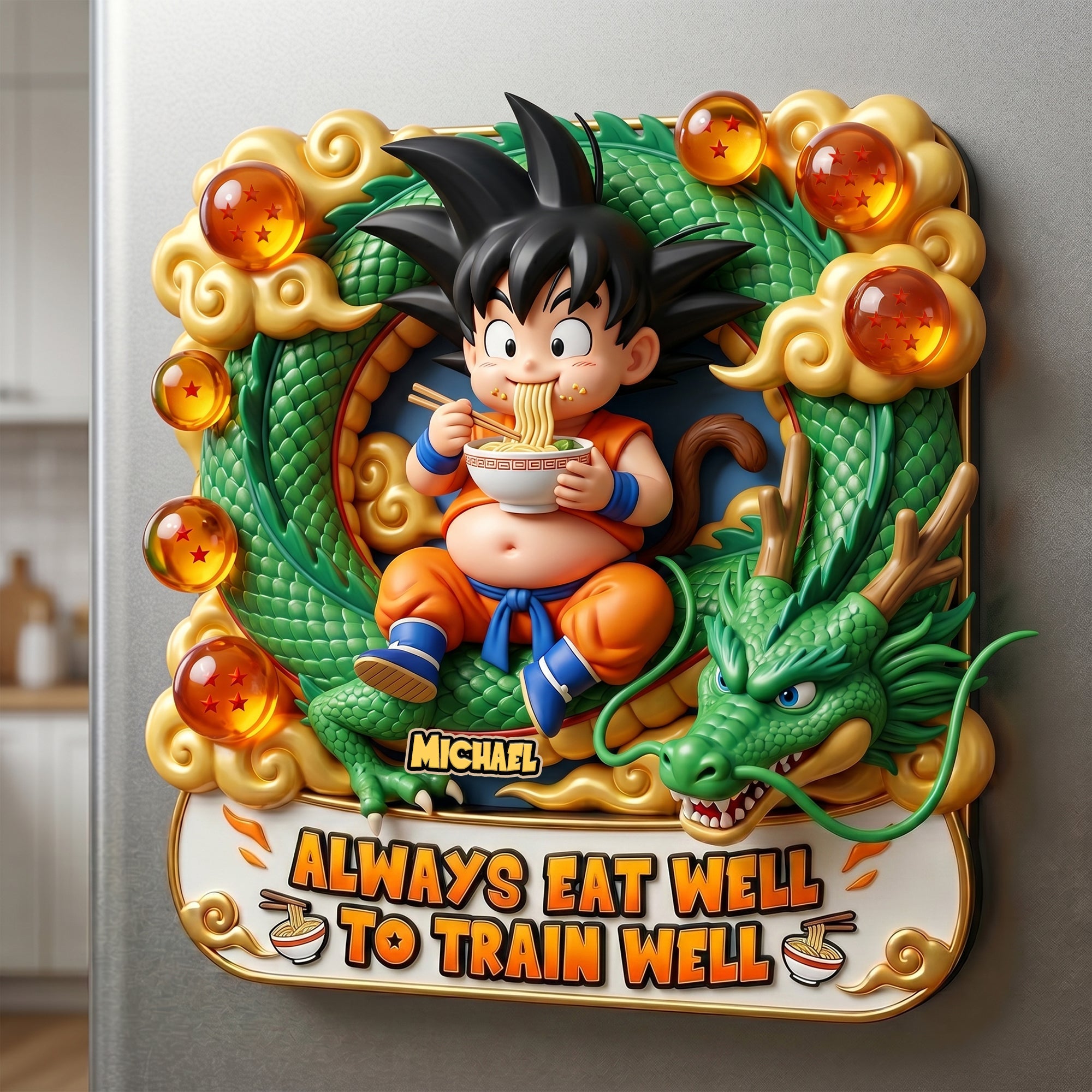 Always Eat Well - Personalized Acrylic Fridge Magnet Gift