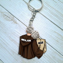 Load image into Gallery viewer, Custom Couple Keychain - Personalized Love Token Keychains PopCulturePrints
