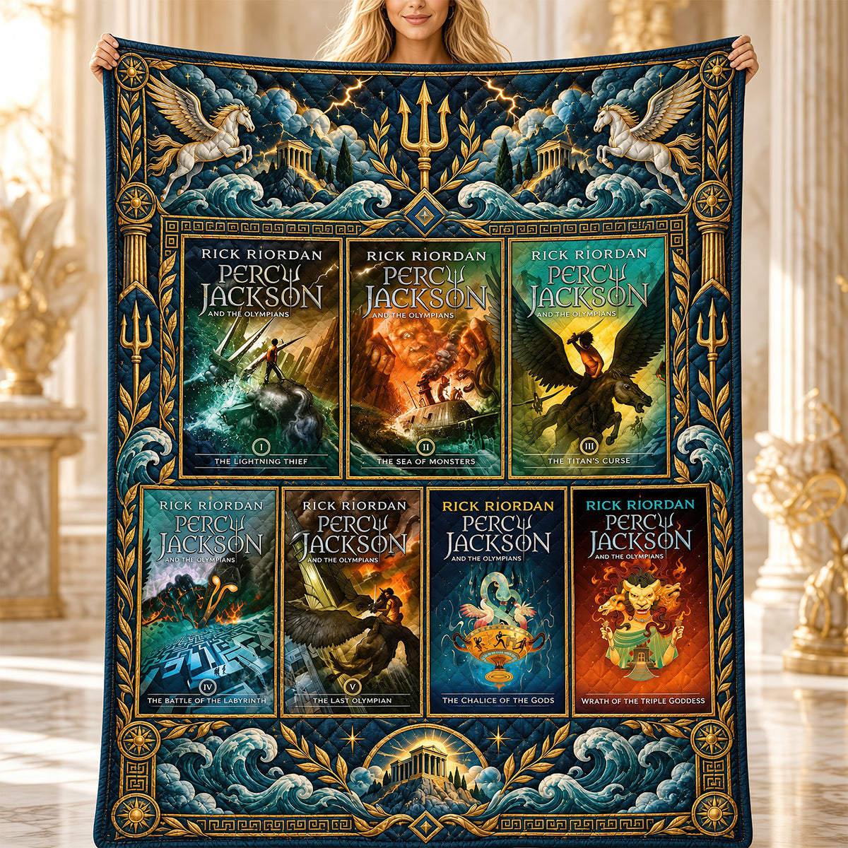 Feel the Magic of Epic Fantasy - Personalized Blanket for Book Lovers Blanket PopCulturePrints