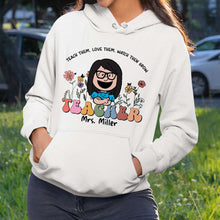 Load image into Gallery viewer, Custom Teacher Themed T-Shirt - Personalized with Name
