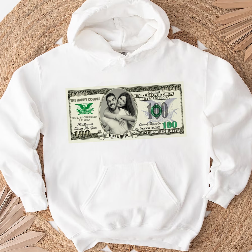 Custom Photo Gift Shirt for Couples - The Happy Couple Shirts PopCulturePrints