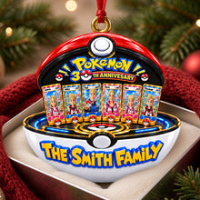 Load image into Gallery viewer, Celebrate Family Adventures - Personalized Acrylic Ornament - Unique Christmas Gift for Families Ornament PopCulturePrints
