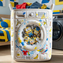 Load image into Gallery viewer, Messy Load Quilted Laundry Basket, Personalized Gifts 04qhlu100726 Laundry Basket PopCulturePrints
