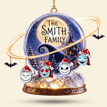 Load image into Gallery viewer, "Embrace the Spookiness with Family Spirit - Personalized Spooky Family Acrylic Ornament"
