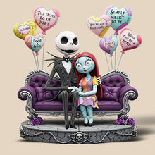 Load image into Gallery viewer, Till Death Do Us Part - Personalized Acrylic Plaque for Couples Shaped Plaques PopCulturePrints
