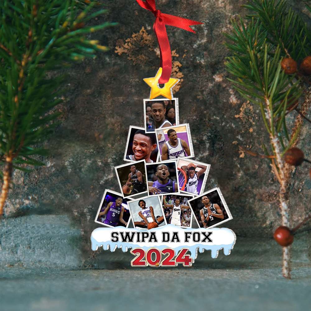 Personalized Christmas Ornament for Basketball Enthusiasts - Custom Photo Design Ornament PopCulturePrints