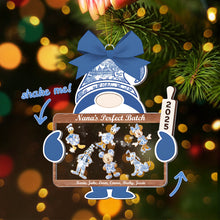 Load image into Gallery viewer, &quot;Shake Me for Joy!&quot; - Personalizable Layered Christmas Grandma Ornament - Gift for Nana, Mommy, and Loved Ones Ornament PopCulturePrints

