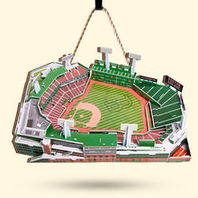 Load image into Gallery viewer, Personalized Wooden Baseball Stadium Sign - Perfect Gift for Fans
