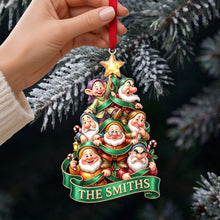 Load image into Gallery viewer, Celebrate Family Unity: Seven Little Friends Christmas Ornament - Personalize Your Gift Ornament PopCulturePrints
