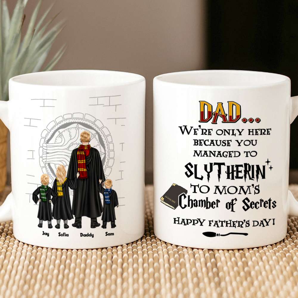 Personalized Harry Potter Themed Father's Day Mug