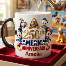Load image into Gallery viewer, Celebrate 250 Years of Freedom - Custom Magic Coffee Mug for Patriots Coffee Mug PopCulturePrints
