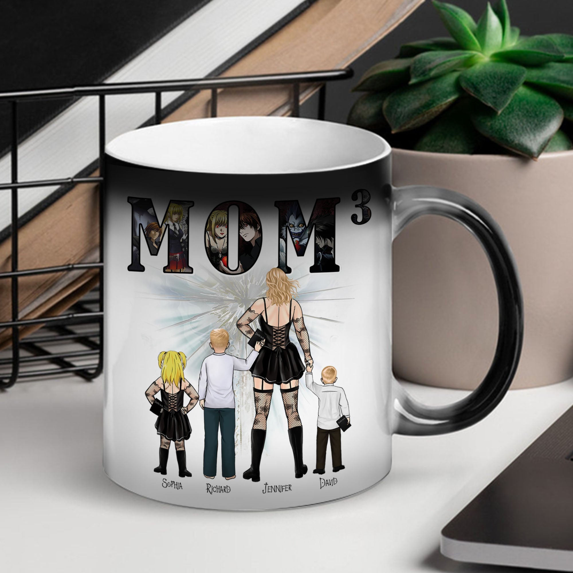 Personalized Anime Lover's Magic Mug for Mom - Mother's Day Gift Coffee Mug PopCulturePrints