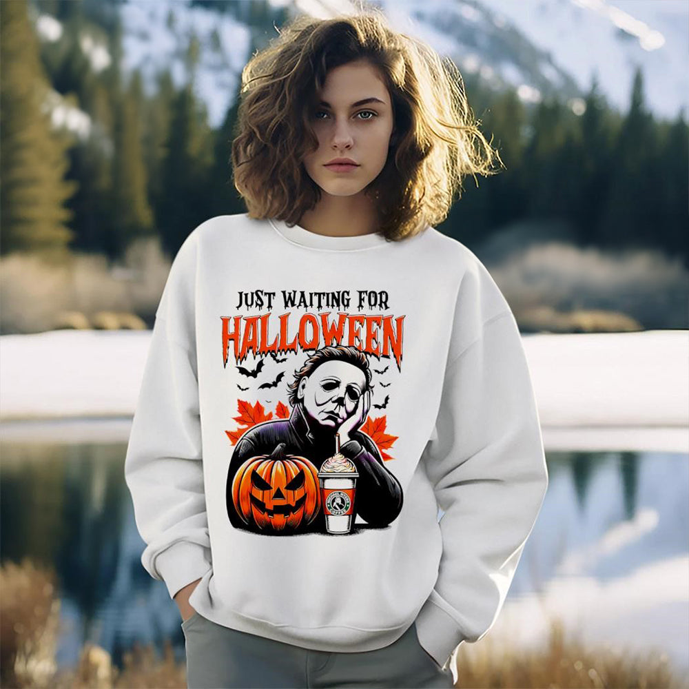 Horror Film Lover's Lonely Halloween Sweatshirt