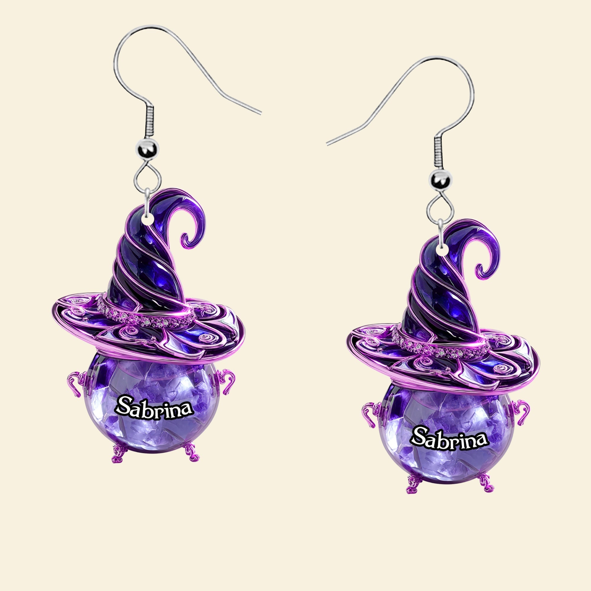 Enchanting Customizable Charmist Acrylic Earrings - Perfect Gift for Fantasy Lovers Earrings PopCulturePrints