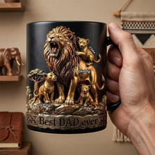 Load image into Gallery viewer, "Best Dad Ever" - Personalized Magic Mug for Dad &amp; Grandpa Coffee Mug PopCulturePrints
