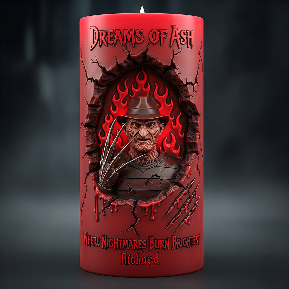 "Good Guys Gone Bad" - Personalized LED Candle for Horror Fans Led Candle PopCulturePrints