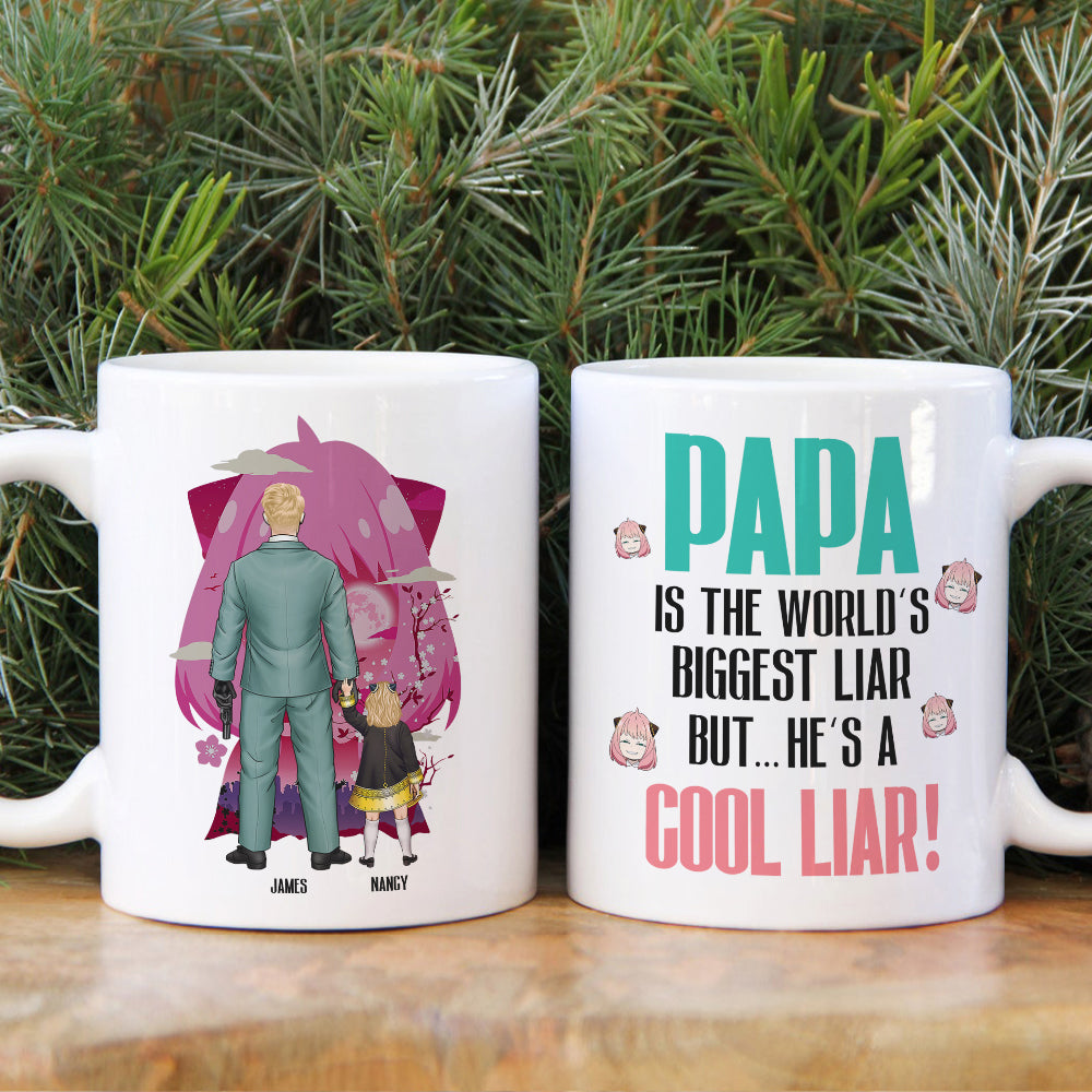 Cool Dad Personalized Coffee Mug Coffee Mug PopCulturePrints
