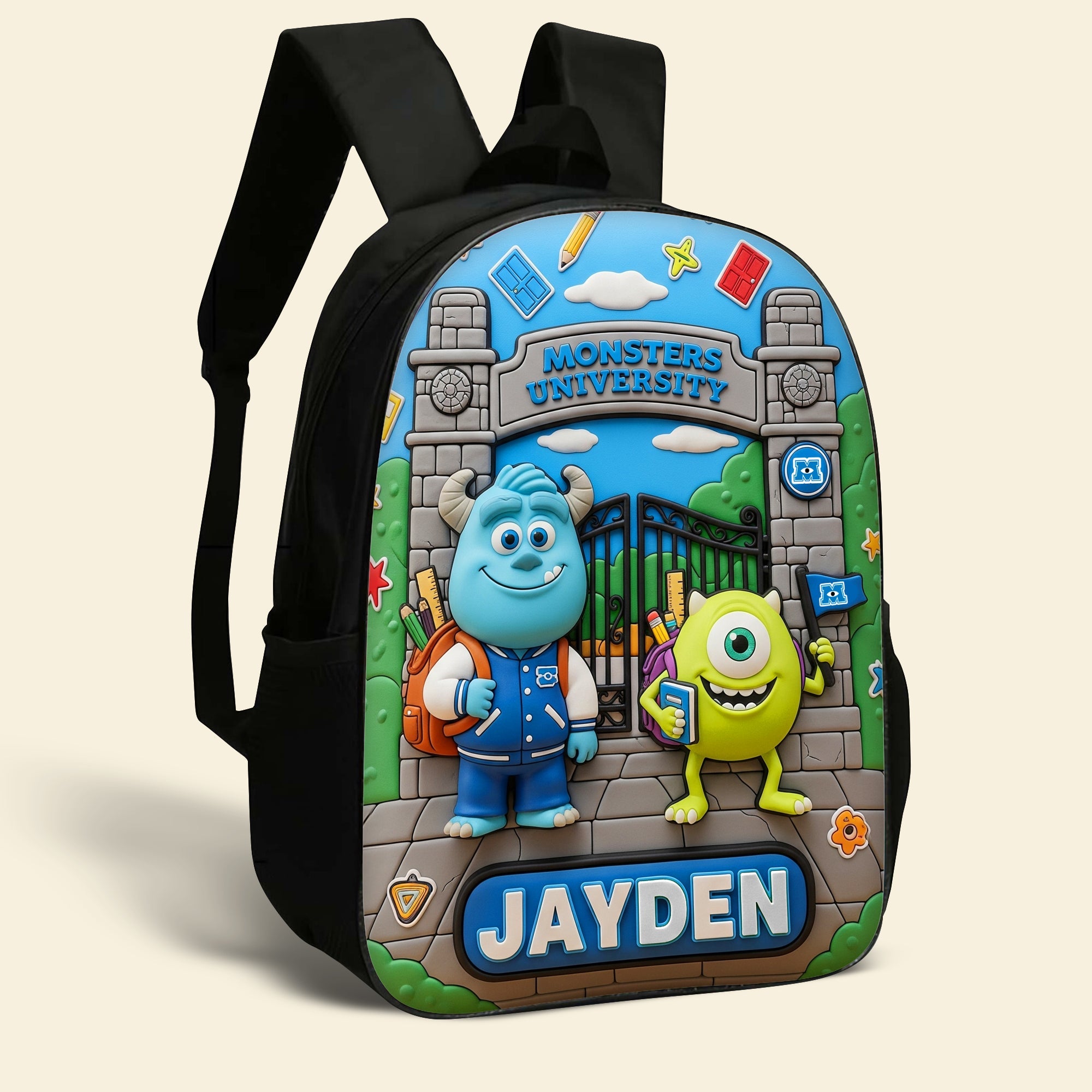 Be Cool and Stylish: Personalized Cute Little Kids School Bag - Perfect Gift for School Goers Backpack PopCulturePrints