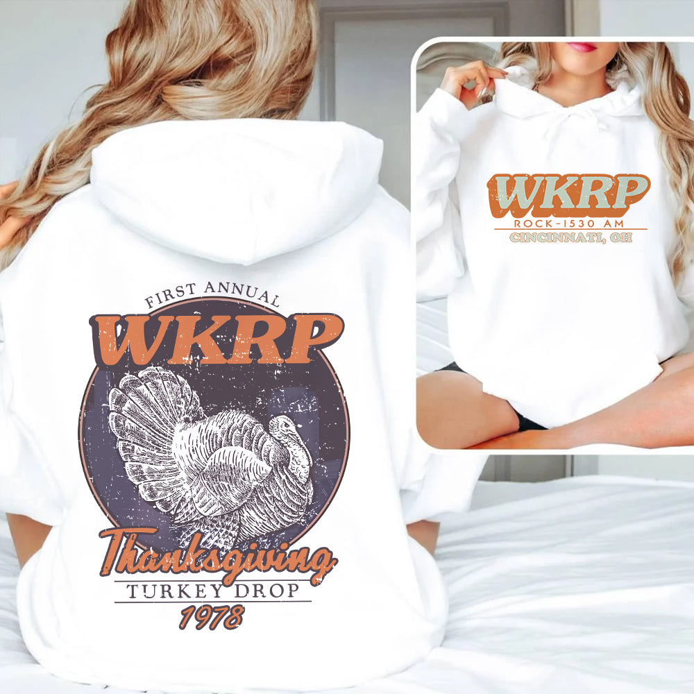 Retro WKRP Thanksgiving Turkey Drop Shirt