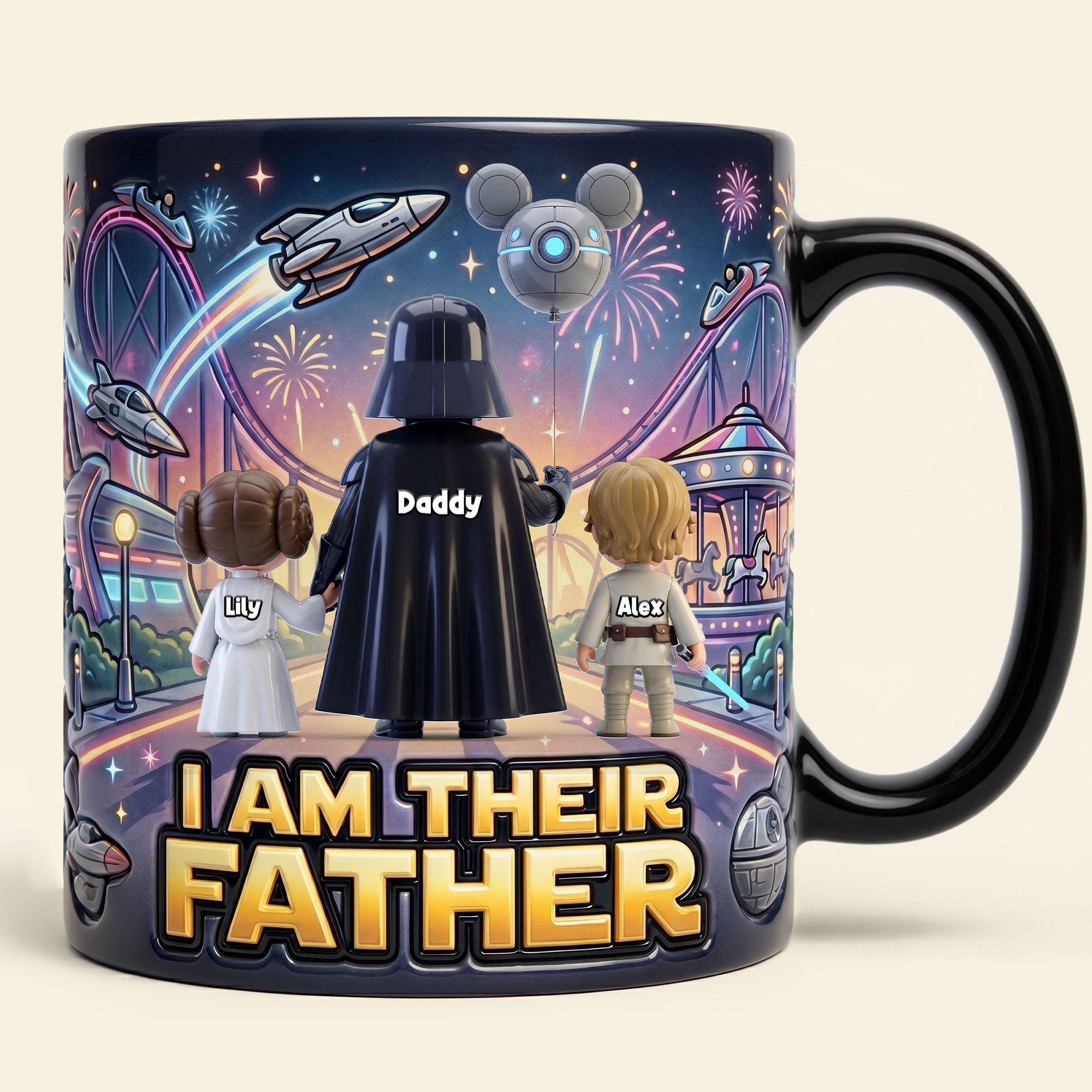 I Am Their Father - Epic Warrior Dad Magic Coffee Mug - Personalized Gift for Dads Coffee Mug PopCulturePrints