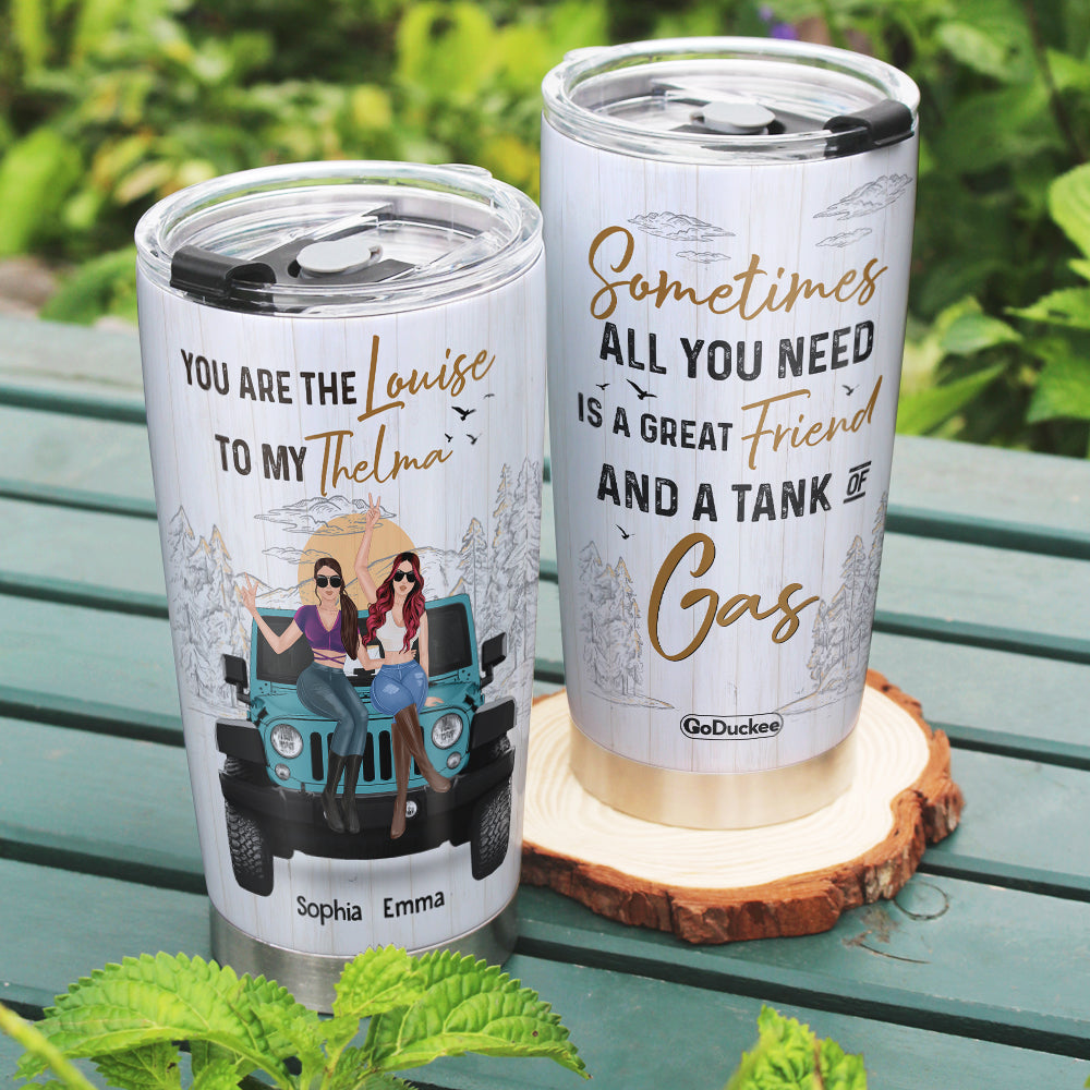 Personalized Thelma and Louise Friendship Tumblers