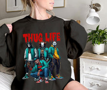 Load image into Gallery viewer, Thug Life Horror Icons Halloween Shirt
