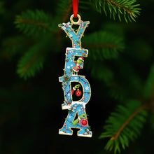 Load image into Gallery viewer, &quot;Bring Holiday Cheer!&quot; - Custom Funny Alphabet Tree Ornament for Kids and Family Ornament PopCulturePrints
