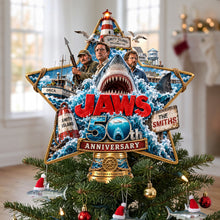 Load image into Gallery viewer, “You'll need a bigger boat!” - Personalized Jaws 50th Anniversary Tree Topper
