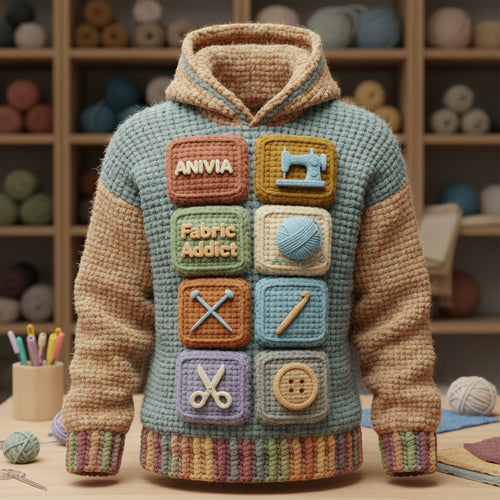 Sew Much Love Hoodie - Personalized Gifts for Sewing Lovers AOP Products PopCulturePrints
