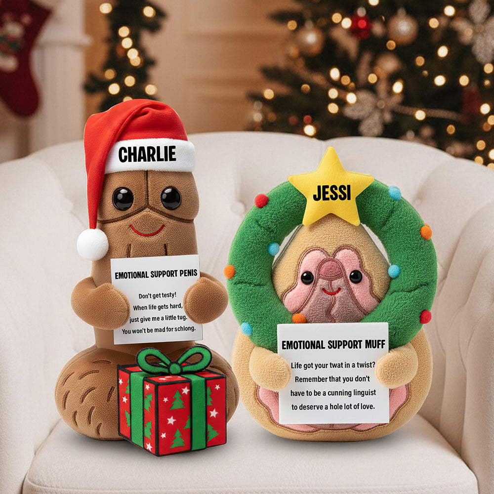 “Bring Joy to Your Relationship!” - Naughty Couple Shaped Pillow - Personalized Gifts for Couples Pillow PopCulturePrints