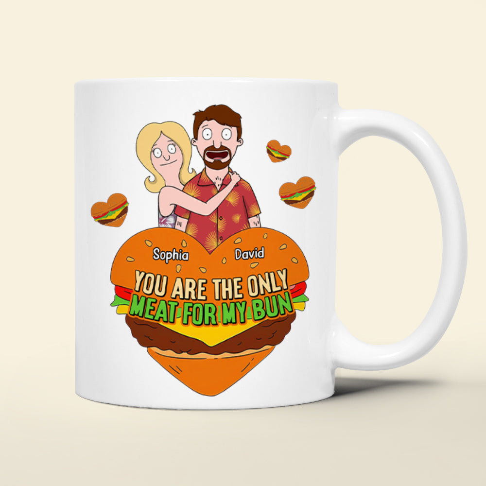 You Are The Only Bun For Me - Personalized Couple Mug Coffee Mug PopCulturePrints